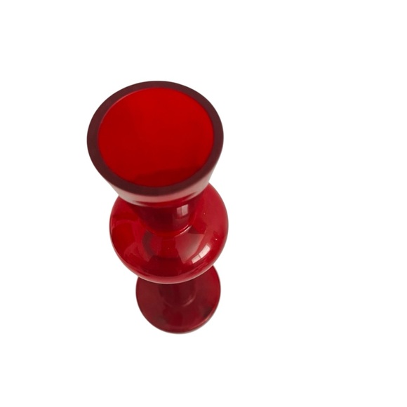 Ritzenhoff SEIGER DESIGN Red Bubble base Vase - Picture 3 of 6